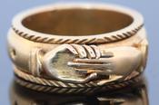 Georgian Mane in Fede Memorial Ring - Weldons Jewellers image