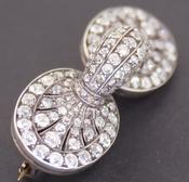 Diamond Fibula Brooch - Weldons Jewellers
