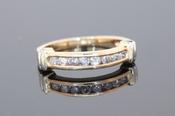 Gold Diamond Band Ring - Weldons Jewellers