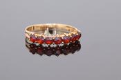 Gold Garnet Ring - Weldons Jewellers
