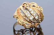 Bombé Style Dress Ring - Weldons Jewellers