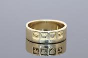 Stylised Gold Claddagh Ring - Weldons Jewellers