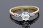 Antique Diamond Engagement Ring - Weldons Jewellers image