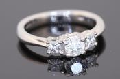 Diamond Three Stone Ring - Weldons Jewellers