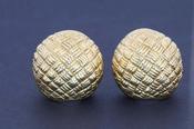 Bombé Style 18kt Gold Earrings - Weldons Jewellers