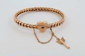 Heart and Arrow Antique Bangle - Weldons Jewellers image