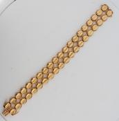 Gold Two Row Bracelet - Weldons Jewellers image