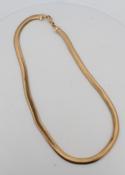 Gold Snake Necklace - Weldons Jewellers
