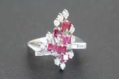 Vintage Ruby and Diamond Dress Ring - Weldons Jewellers