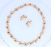 Geometric Gold Necklace - Weldons Jewellers image