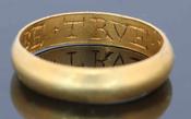Tudor Gold Posy Ring - Weldons Jewellers image
