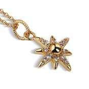 Gold Plated Star Pendant with Clear Stones | Westgate Design image