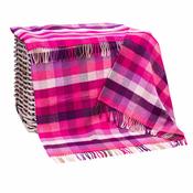 Cashmere Throw Pink Mauve Purple Diamond Weave | Westgate Design image