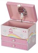 Unicorn and Castle Musical Jewel Case | Westgate Design image