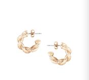Rope earrings gold | Westgate Design image