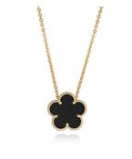Le Fleur Collection Black Pendant Yellow Gold | Westgate Design image