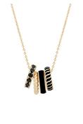 Halo Eclipse Pendant Gold &amp; Black | Westgate Design image