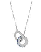 Halo Night Interlocking Pendant Silver &amp; Blue | Westgate Design image