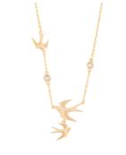 Swallow Pendant 3 Swallows - Gold | Westgate Design image