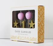 1st Birthday Candles (Pink) | Westgate Design image