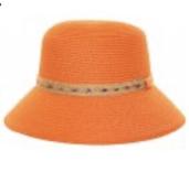 Ladies Short brim Hat with detailed band | Westgate Design image