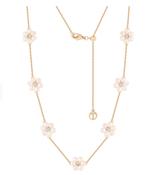 Daisy - Pink Pearl Necklace Gold | Westgate Design image