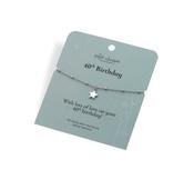 40th Birthday Bracelet | Westgate Design image