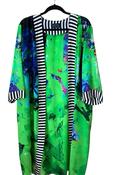 Luxurious 100% Silk Green Kimono | Westgate Design