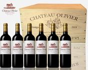 Château Olivier 2019, Grand Cru Classé, Pessac-Léognan – 6 Bottle Original Wooden Case (OWC)