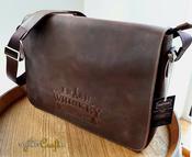 Classic Irish Whiskey Leather Satchel