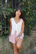 Floral lace top image