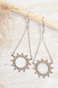Sun drop earrings (Silver) image