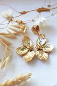 Cosmos flower drop earrings image