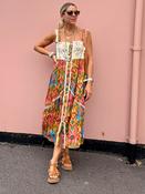 Broderie embellished aztec dress image