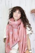 Houndstooth scarf (Dusty pink) image