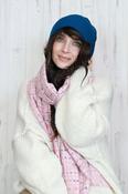 Knit beanie (Teal)