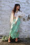 Fringe wrap skirt image