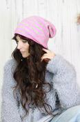 Stripe beanie (Pink) image
