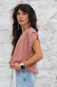 Sleeveless rust tee image