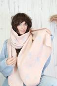 Houndstooth scarf (Light Pink) image