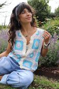 Granny square crochet top