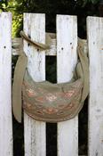 Beaded diamond crossbody bag image