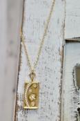 Star fall necklace (gold) image