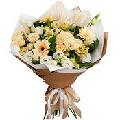 Peach Waterfall Bouquet image