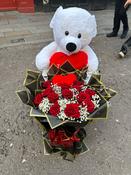 Large bear &amp;amp; roses