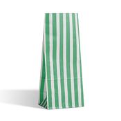 Green Stripe Pick n Mix Paper Bags | Sweet Bags