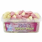 Alma Pink &amp; White Mice (120 count) - Wedding Sweets