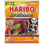 Haribo Monsters Sour Skeltons Share Size - Halloween Sweets