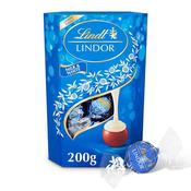 Lindor Lindt Milk &amp; White Truffles Cornet (200g) Limited Edition - Valentines Sweets image