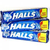 Halls Mentho-Lyptus Original Blue Rolls - Medicated Sweets